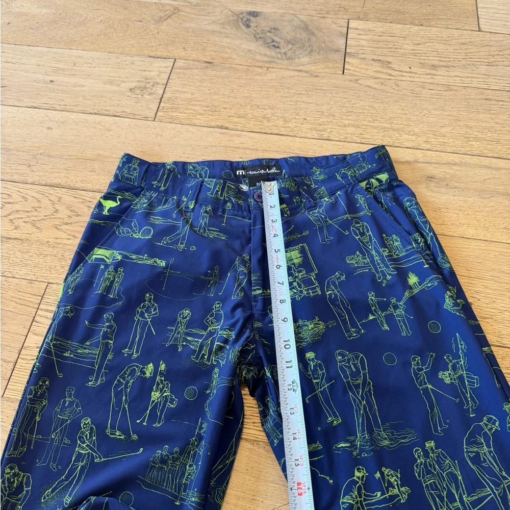 Travis Mathew‎ Men's Blue Graphic Golf Pants Sz 32 NWOT (485)